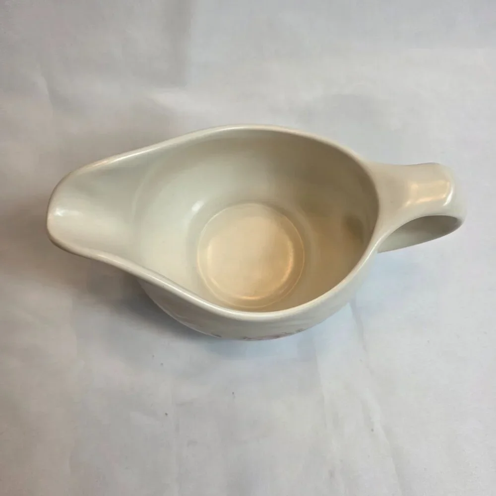 Pfaltzgraff Tea Rose Gravy Boat (NO UNDERPLATE) Pink Roses & Blue Flowers